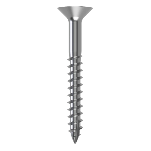 4.8mm x 60mm Square Drive Countersunk Decking Screw | A2 Stainless Steel