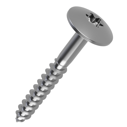 5.5mm x 70mm Torx Truss (Mushroom Head) Wood Screw | A2 Stainless Steel