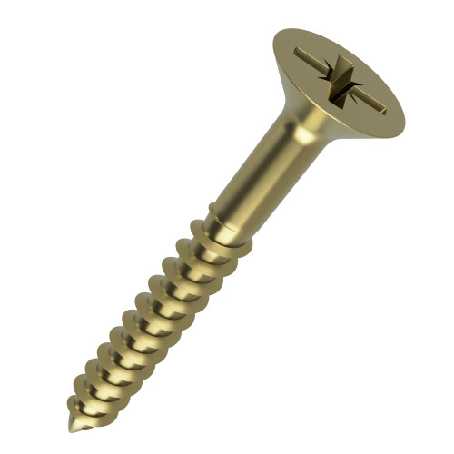 5.0mm x 60mm Pozi Countersunk Part Threaded Chipboard Screw - ZYP | Vital Parts