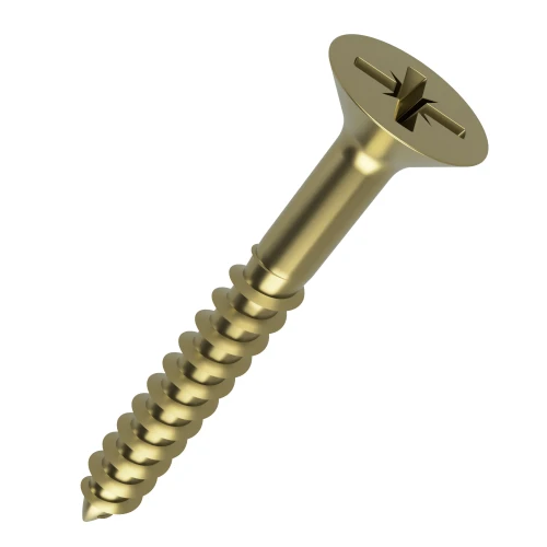 5.0mm x 90mm Pozi Countersunk Part Threaded Chipboard Screw - ZYP | Vital Parts