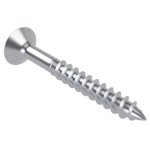 6.0mm x 130mm Pozi Countersunk Part Threaded Chipboard Screw - BZP | Vital Parts
