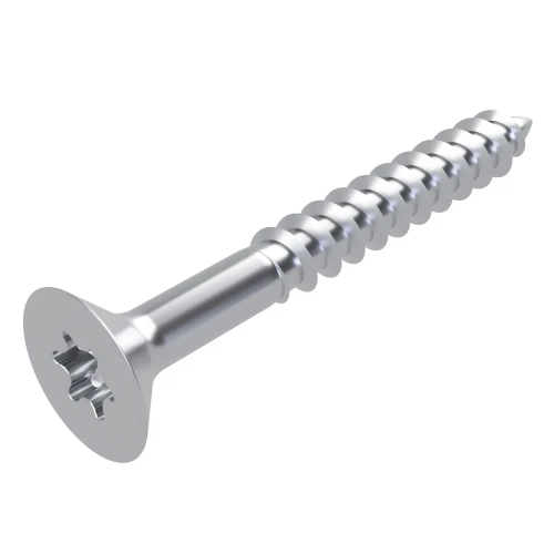 5.0mm x 60mm Torx Countersunk Part Threaded Chipboard Screw - BZP | Vital Parts