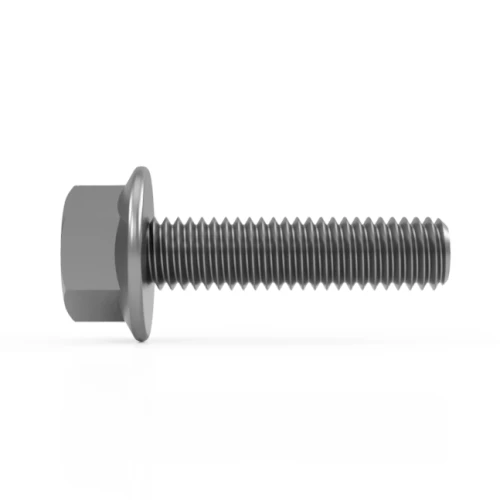 M10 x 30mm Hex Flange Bolt (DIN 6921) - A4-70 Stainless Steel