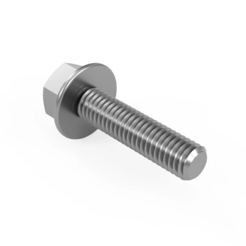 M10 x 35mm Hex (Non Serrated) Flange Bolt (DIN 6921) | Marine Grade A4-70 Stainless Steel