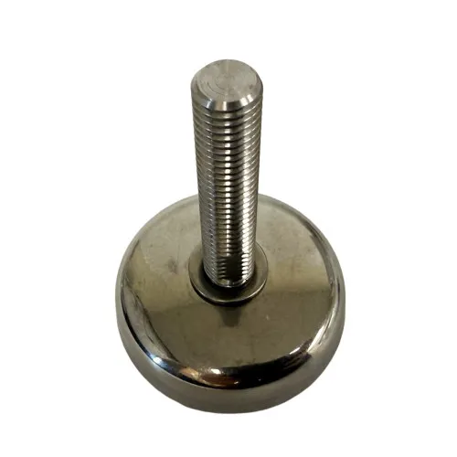 M24 x 230mm Stainless Steel Adjustable Foot - 50mm Base | Hygienic