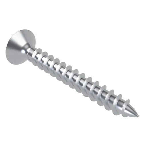 6.0mm x 40mm Pozi Countersunk Fully Threaded Chipboard Screw - BZP | Vital Parts