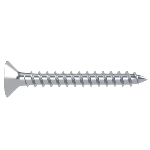 6.0mm x 45mm Pozi Countersunk Fully Threaded Chipboard Screw - BZP | Vital Parts
