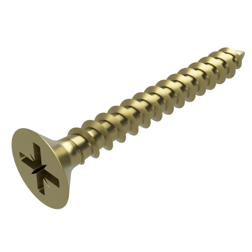 6.0mm x 45mm Pozi Countersunk Fully Threaded Chipboard Screw - ZYP | Vital Parts