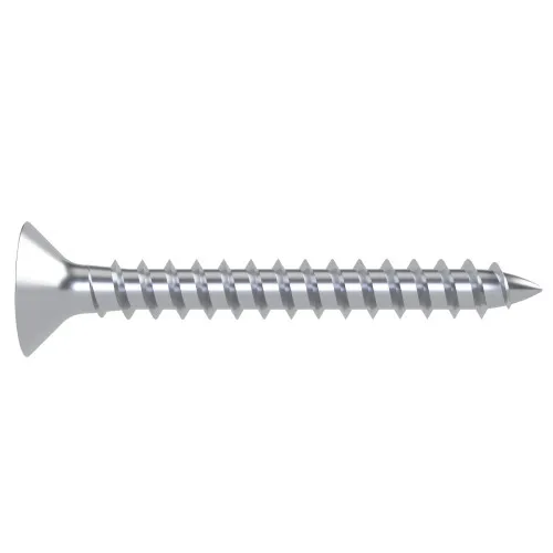 3.5mm x 30mm Torx Countersunk (Fully Threaded) Chipboard Screw | BZP Steel