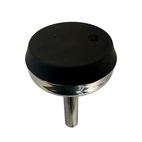 M24 x 230mm Stainless Steel Adjustable Foot - 50mm Base | Hygienic