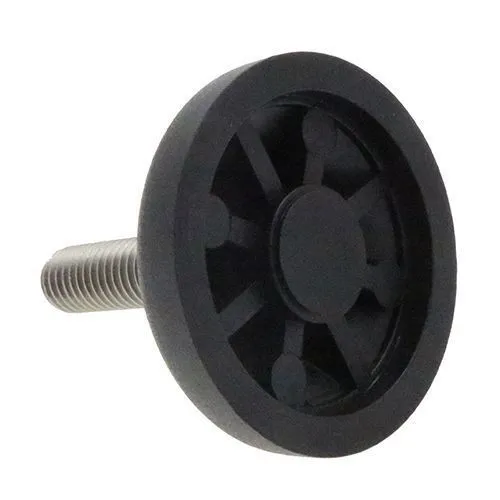 M8 x 25mm Plastic Adjustable Foot - 40mm Standard Base | 500kg Load