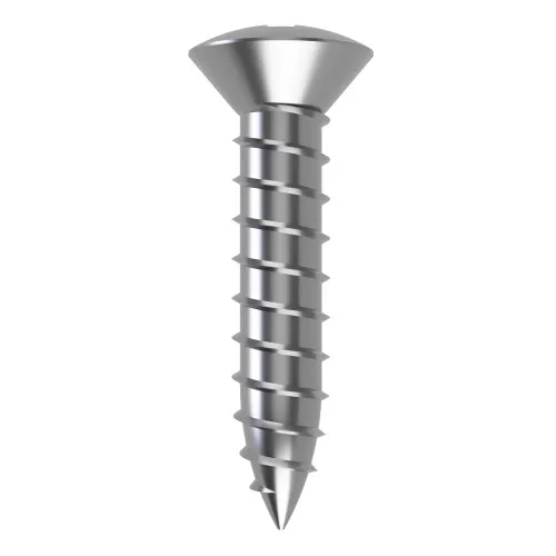 4.8mm x 45mm Pozi Raised Countersunk AB Self Tapping Screw (DIN 7983CZ) | A2 Stainless Steel