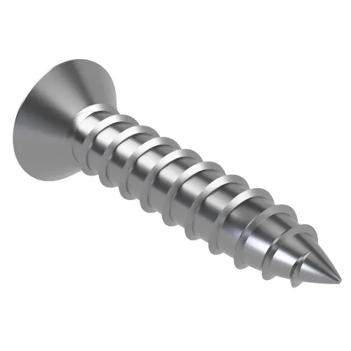 4.8mm x 50mm Pozi Raised Countersunk AB Self Tapping Screw (DIN 7983CZ) | Marine Grade A4 Stainless Steel