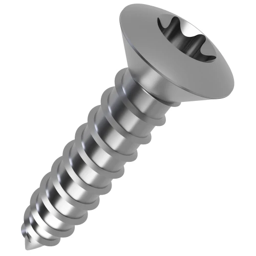 3.5mm x 45mm Torx Raised Countersunk Self Tapping Screw ISO 14587 - A2 | Vital Parts