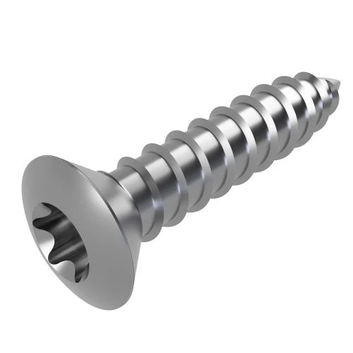 2.2mm x 13mm Torx Raised Countersunk AB Self Tapping Screw (ISO 14587) | Marine Grade A4 Stainless Steel