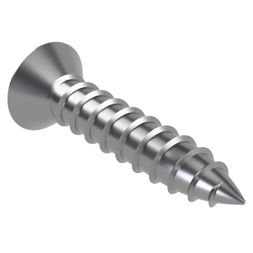 6.3mm x 90mm Torx Raised Countersunk AB Self Tapping Screw (ISO 14587) | Marine Grade A4 Stainless Steel