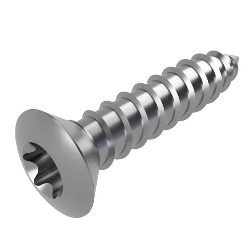 6.3mm x 120mm Torx Raised Countersunk Self Tapping Screw ISO 14587 - A4 | Vital Parts