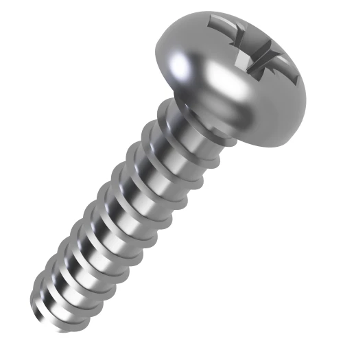 3.5mm x 13mm Pozi Pan B Self Tapping Screw DIN 7981FZ