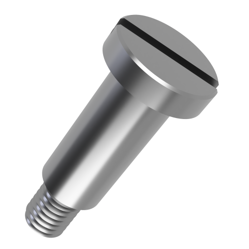M3 x 6mm Slotted Pan Head Shoulder Bolt DIN 923 A1 Stainless Steel