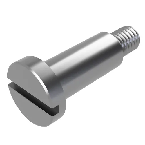 M4 (5.5mm) x 4.0mm Slotted Pan Head Shoulder Bolt (DIN 923) | A1 Stainless Steel