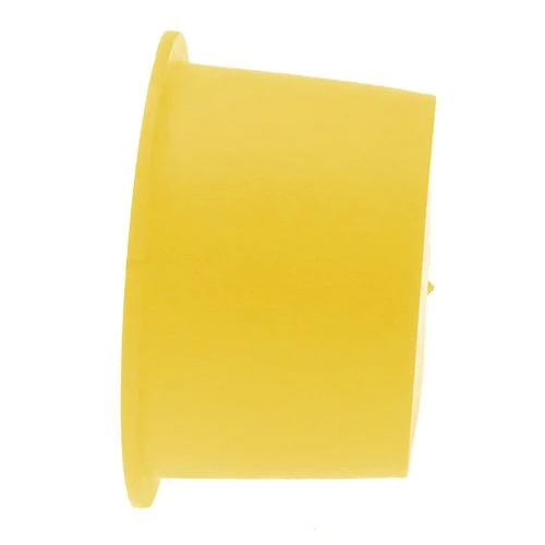 Tapered Plug Caps, 18.5mm to 21.2mm Yellow LDPE