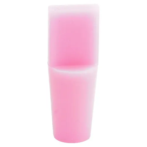 12.7-41.3mm Pink Silicone Tapered Plug (With Handle) 41.3mm Length | Silicone