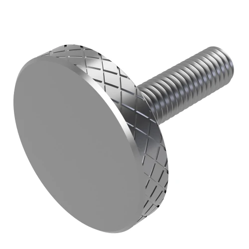 M4 x 14mm Thin Knurled Thumb Screw (DIN 653) | A1 Stainless Steel