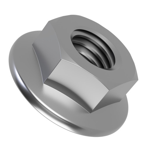 M12 Hex Flange Nut (DIN 6923) | Marine Grade A4 Stainless Steel