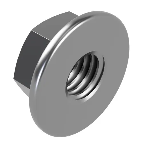 M12 Hex Flange Nut (DIN 6923) | Marine Grade A4 Stainless Steel