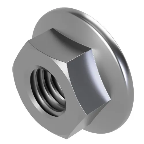 M4 Hex Flange Nut (DIN 6923) | Marine Grade A4 Stainless Steel