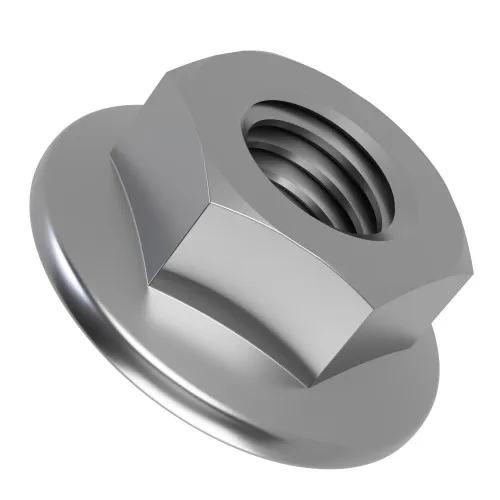 M5 Hex Flange Nut (DIN 6923) | Marine Grade A4 Stainless Steel