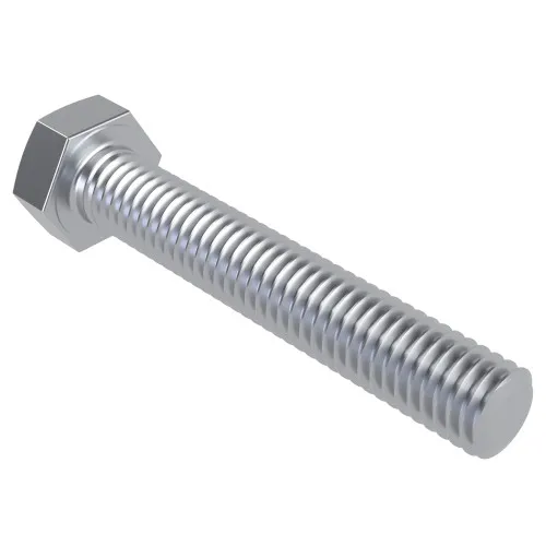 M24 x 160mm Set Screw - Hex Head (DIN 933) | 10.9 Steel BZP