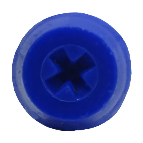 Blue 19mm Number Plate Screw | BZP