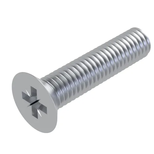 M3 x 20mm Pozi Countersunk Screw DIN 965Z - BZP | Vital Parts
