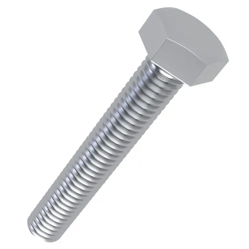 M6 x 16mm Set Screw - Hex Head (DIN 933) | 10.9 Steel BZP