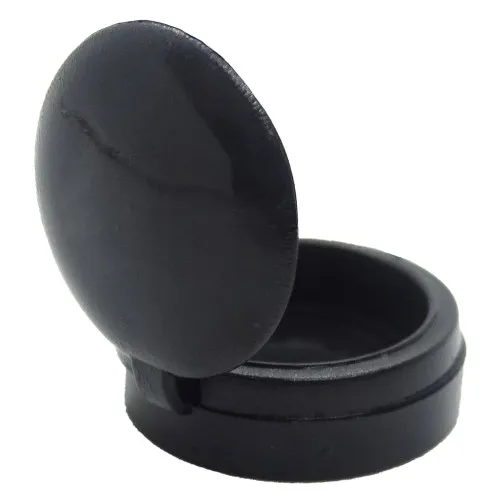 Black Number Plate Screw Cap | Polypropylene (PP)