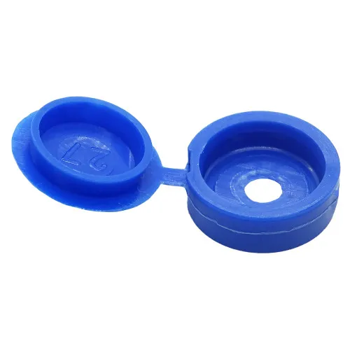 Blue Number Plate Screw Cap | Polypropylene (PP)