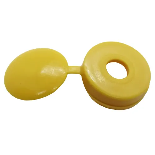 Yellow Number Plate Screw Cap | Polypropylene (PP)