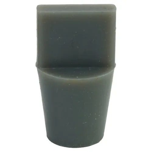 19-44.4mm Grey Silicone Tapered Plug (With Handle) 44.4mm Length | Silicone