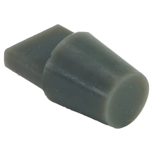 19-44.4mm Grey Silicone Tapered Plug (With Handle) 44.4mm Length | Silicone