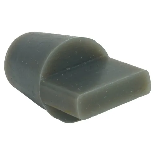 19-44.4mm Grey Silicone Tapered Plug (With Handle) 44.4mm Length | Silicone