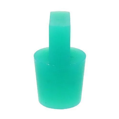 23-44.4mm Light Green Silicone Tapered Plug (With Handle) 44.4mm Length | Silicone