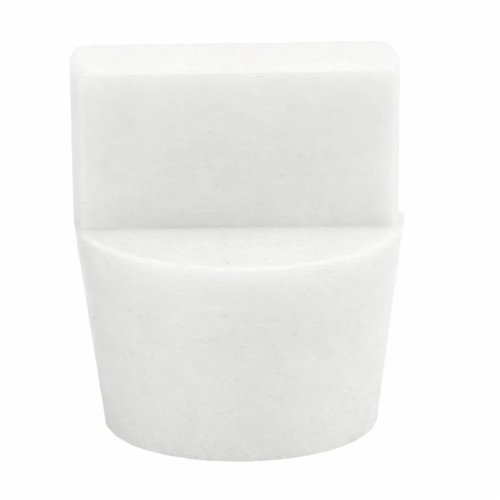 41.3-44.4mm Clear Silicone Tapered Plug (With Handle) 44.4mm Length | Silicone