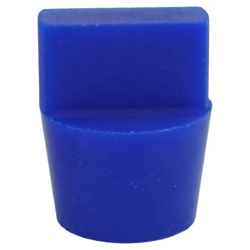 47.6-44.4mm Dark Blue Silicone Tapered Plug (With Handle) 44.4mm Length | Silicone