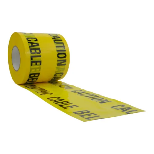 Electric Cable Warning Tape (Yellow) 150mm x 365m
