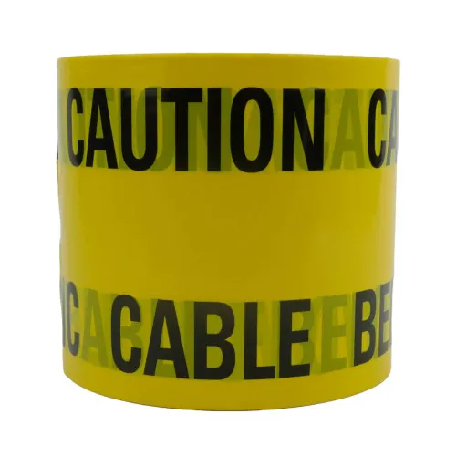 Electric Cable Warning Tape (Yellow) 150mm x 365m