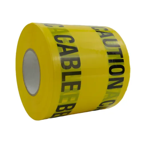 150mm x 365m Caution: Electrical Warning Tape, Yellow