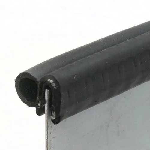 10mm x 11.5mm Door Trim (For 1-3mm Panel) Side Lip 50m EPDM