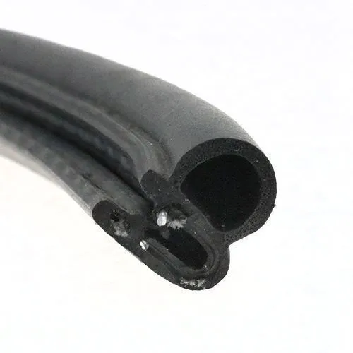10mm x 11.5mm Door Trim (For 1-3mm Panel) Side Lip 50m EPDM