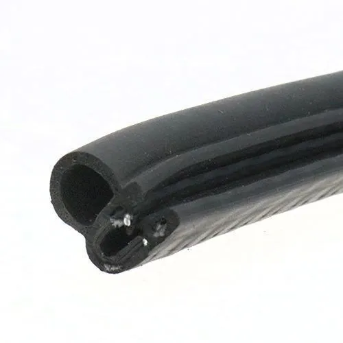 10mm x 11.5mm Door Trim (For 1-3mm Panel) Side Lip 50m EPDM
